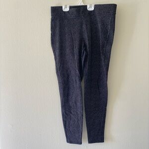 Black Patterned Leggings